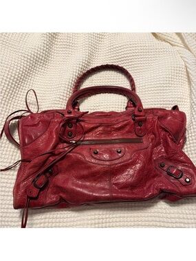 Balanciaga City Bag - Bordeaux